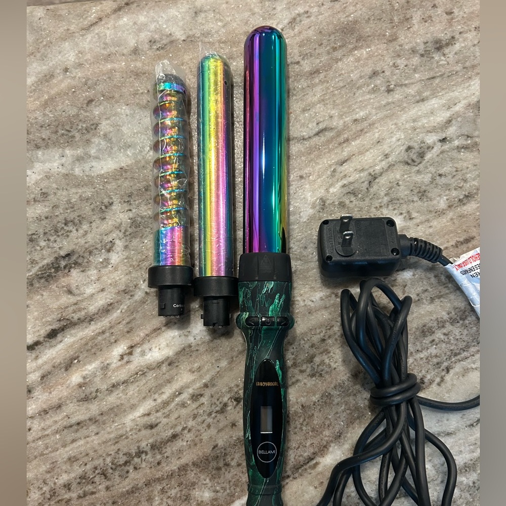 Bellami x Grav3yard Girl interchangeable curling wand